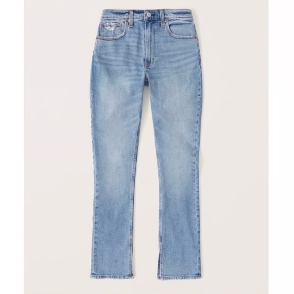 Abercrombie & Fitch Women’s 30 10R Curve Love The Skinny High Rise Blue Jeans AF - Picture 1 of 16